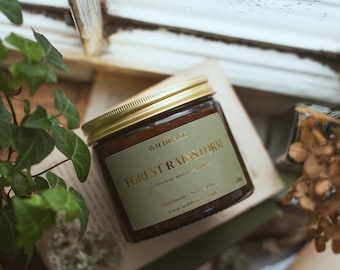 Forest Rainstorm candle, rain scented candle, sage green home décor, forest candle, thunderstorm candle, petrichor candle, green