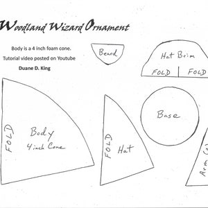 Woodland Wizard 3 Set Patterns Digital Download image 2