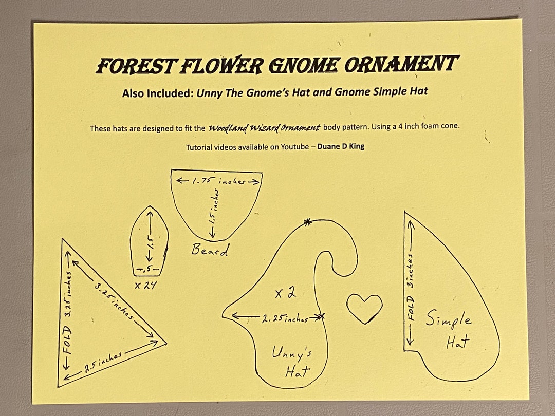 forest-flower-gnome-ornament-hat-pattern-digital-download-etsy