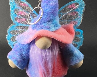 Multi Colored Winged Fairy Gnome