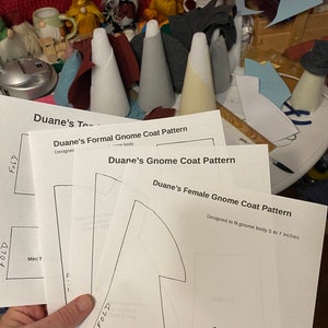 Gnome Coat Patterns Digital Download