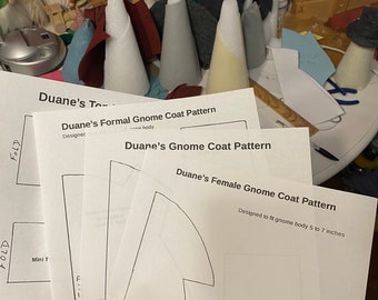 Gnome Coat Patterns Digital Download