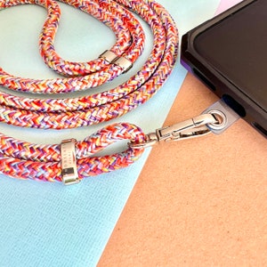 Cordón universal para teléfono móvil Sunset Vibes, con correa de hombro ajustable, collar de teléfono cruzado de alta calidad, correa para el cuello