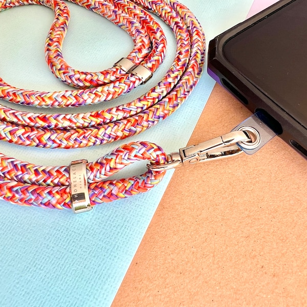 Universal Cell Phone Lanyard Sunset Vibes, With Adjustable Shoulder Strap, High Quality Crossbody Phone Necklace, Neck Strap