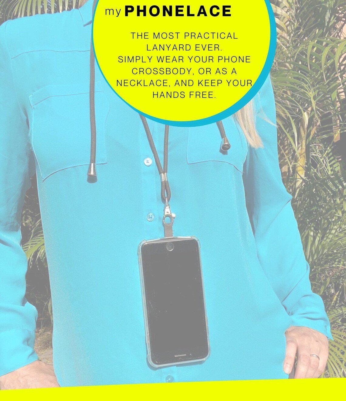 Universal Cell Phone Lanyard With Adjustable Shoulder Strap Etsy