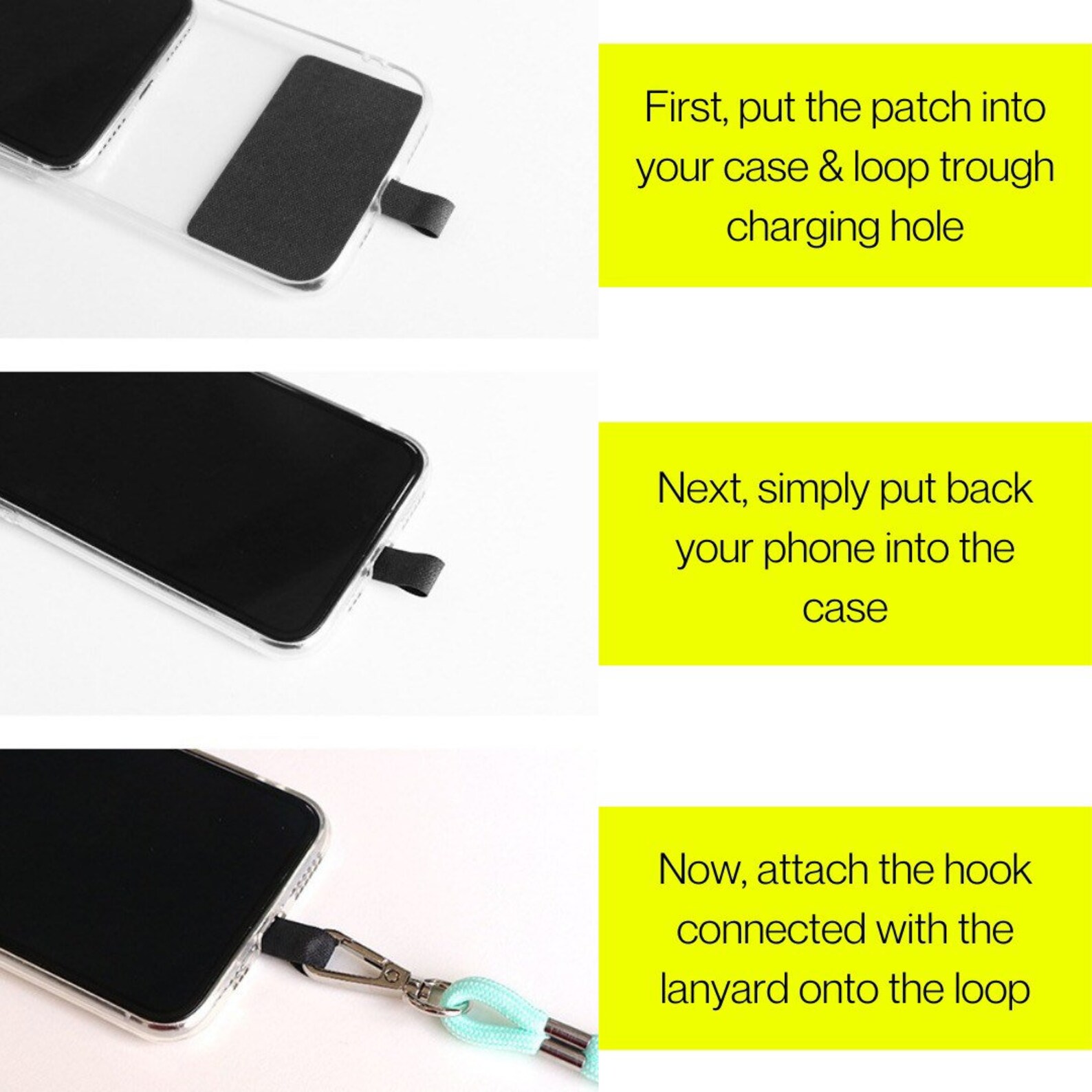 Universal Cell Phone Necklace With Crossbody Shoulder Strap Etsy