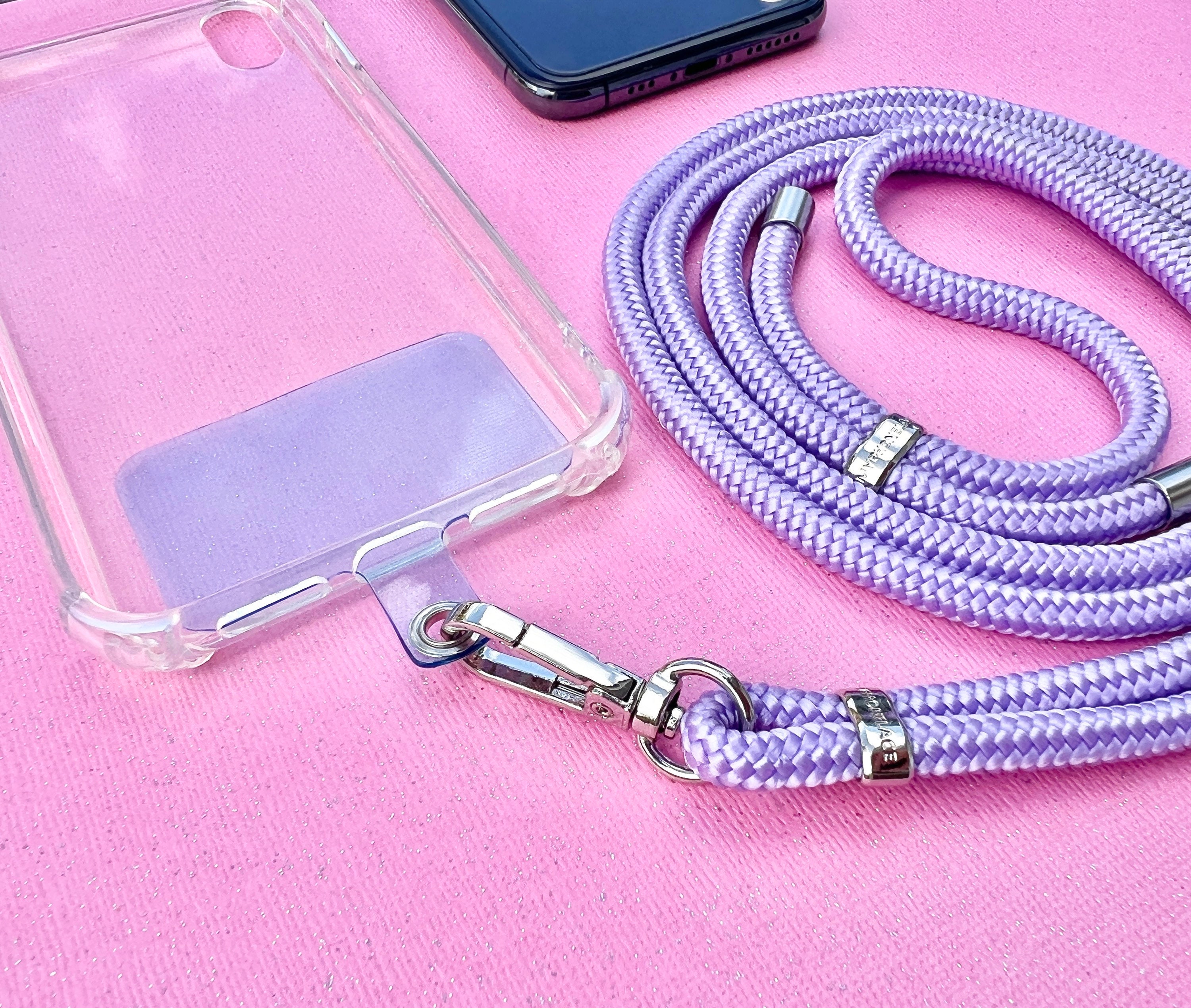 Cordino Universale Per Telefono A Tracolla Regolabile - Antismarrimento In Nylon, Adatto A Tutti Gli Smartphone, Colori Vari (Nero, Verde, Viola, Rosso...) - 3