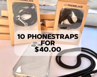 Phone Strap 10 pack - Special offer - Phone Straps for All Phone Models, Individually Packaged