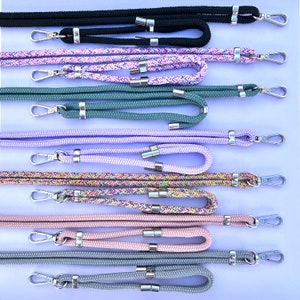 Cinturino combinato, collana per telefono e cinturino da polso, 2 cinturini e 2 toppe (scegli il tuo colore o abbinalo), misura regolabile, idea regalo