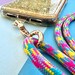 Pink/blue/yellow Mobile Phone Lanyard for All Phone Models - Etsy