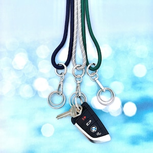 Llavero I Cordón para el cuello Llavero para hombres y mujeres - Cordones frescos para el cuello para llaves I Longitud ajustable