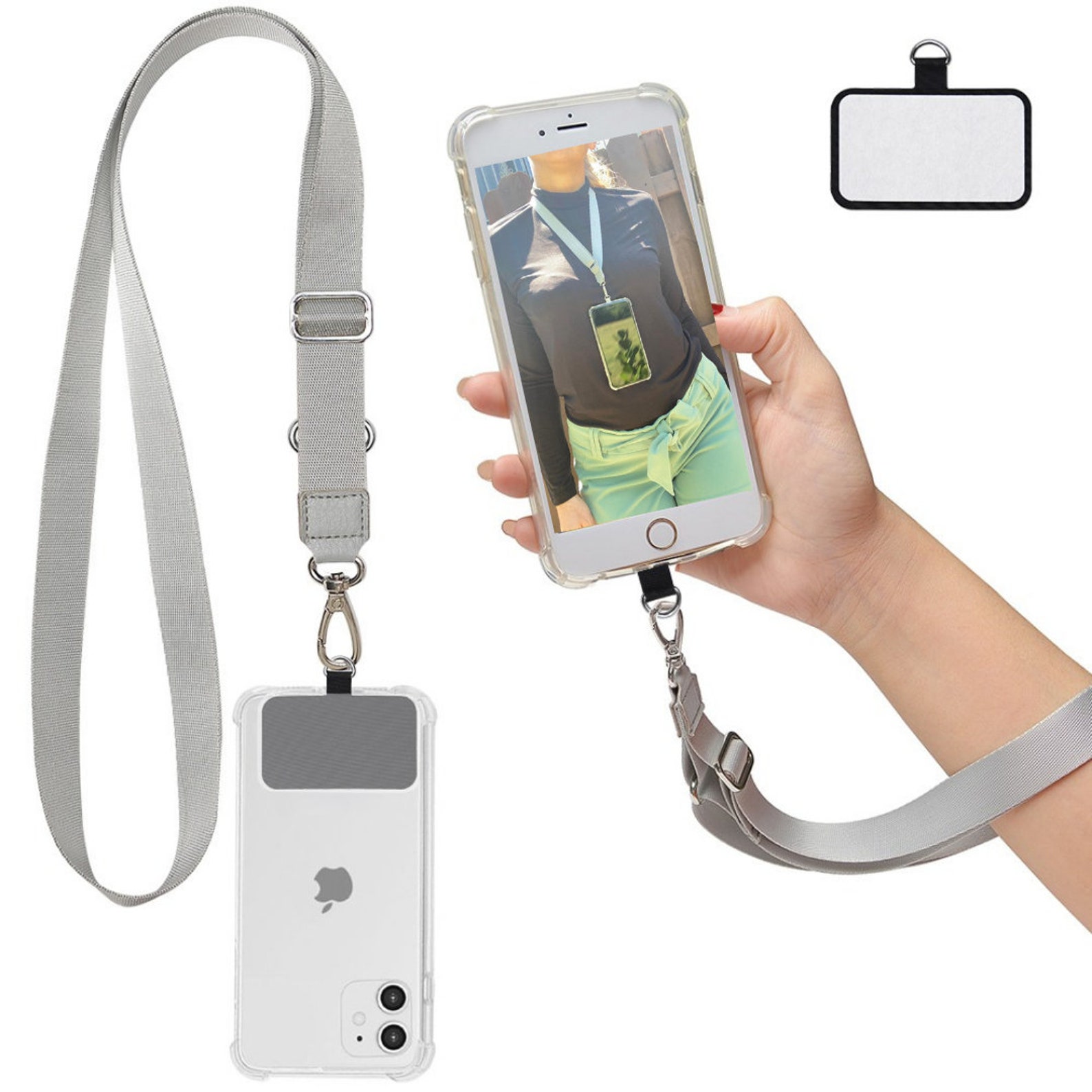 Universal Cell Phone Lanyard With Adjustable Shoulder Strap Etsy