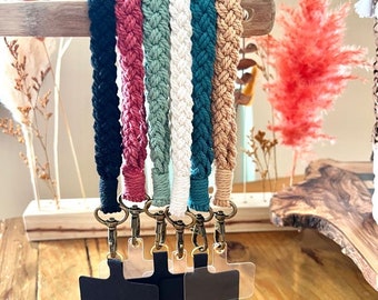 Macrame Phone Strap, Phone Wrist Lanyard, Macrame for Phone or Keys, Boho Accessories, Macrame Phone Wristlet, Phone Strap