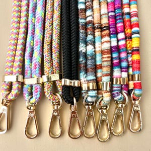 Telefoonkoord, verstelbaar in maat, telefoonketting of crossbody, hoogwaardige telefoonriem, boho katoenen koord, Indiaanse kleuren