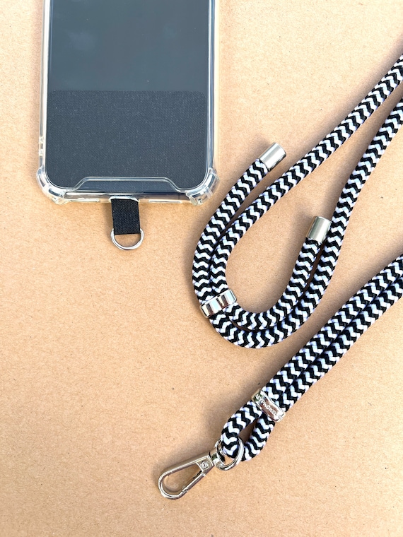 Cordino Per Cellulare A Tracolla 3 Catene Per Telefono In Acciaio Inox Con Cordino - Porta Cellulare A Quadrifoglio, Per Smartphone, Facile Da Installare Motorola Cellulare Ricambi