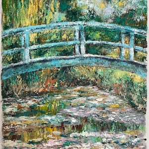 Claude Monet Study 2 - Impressionist Oil on Canvas painting
