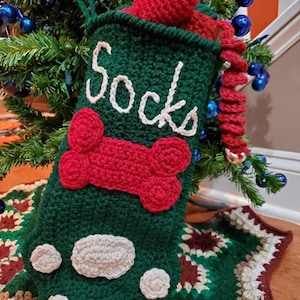 Dog Christmas Stocking