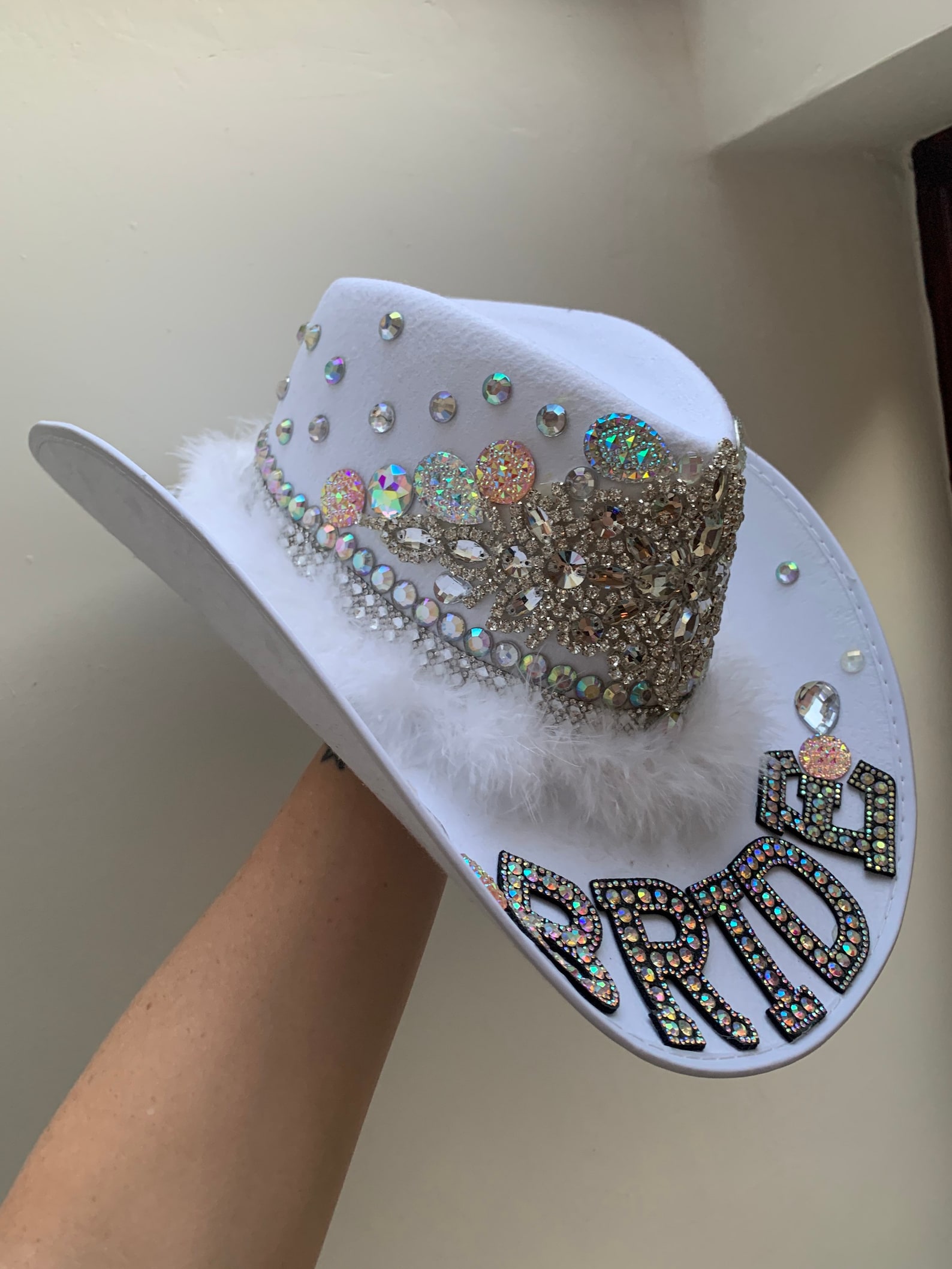 Bride Cowboy hat / bride to be hat / hen party hat/ | Etsy