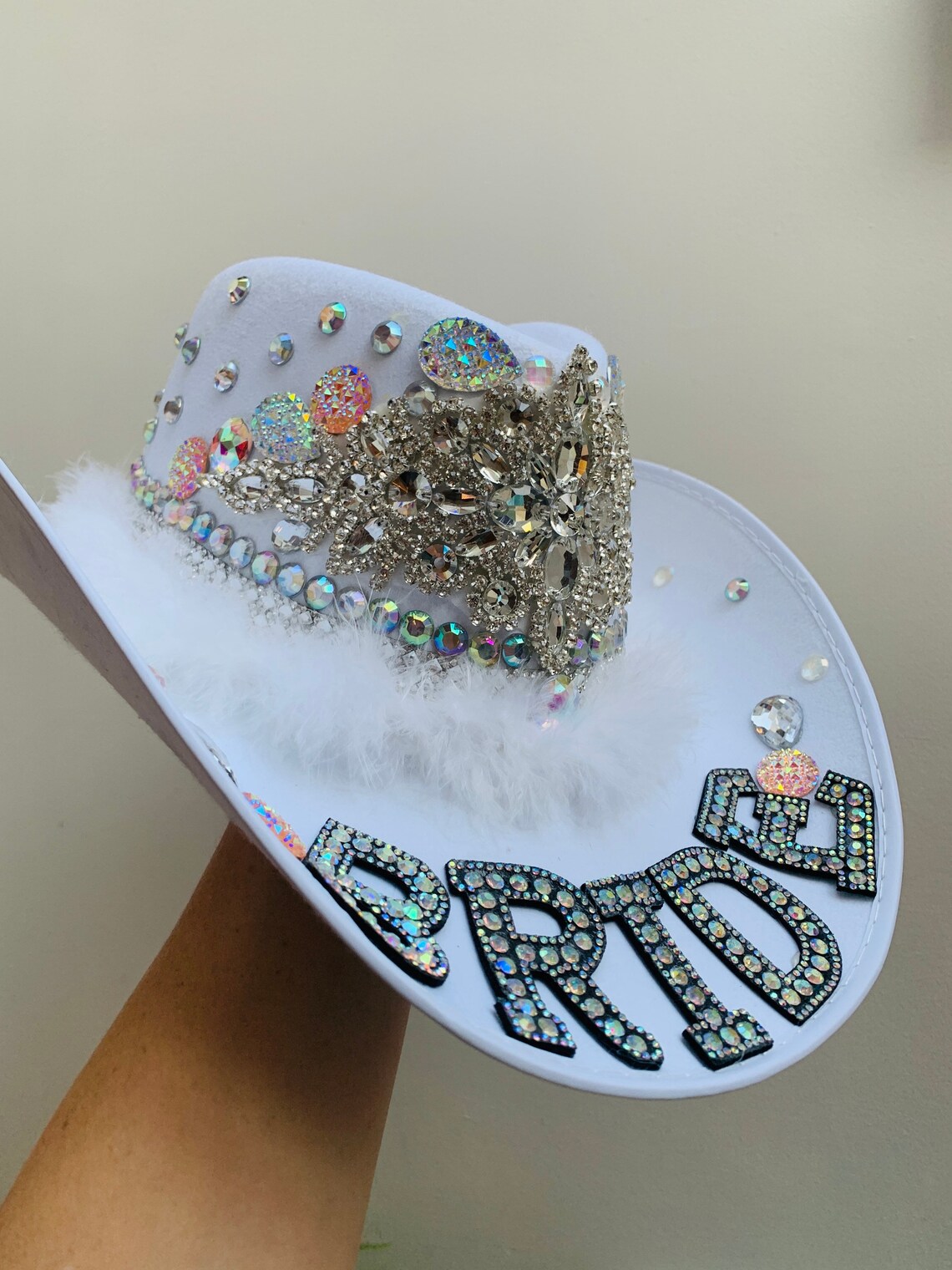 Bride Cowboy hat / bride to be hat / hen party hat/ Etsy