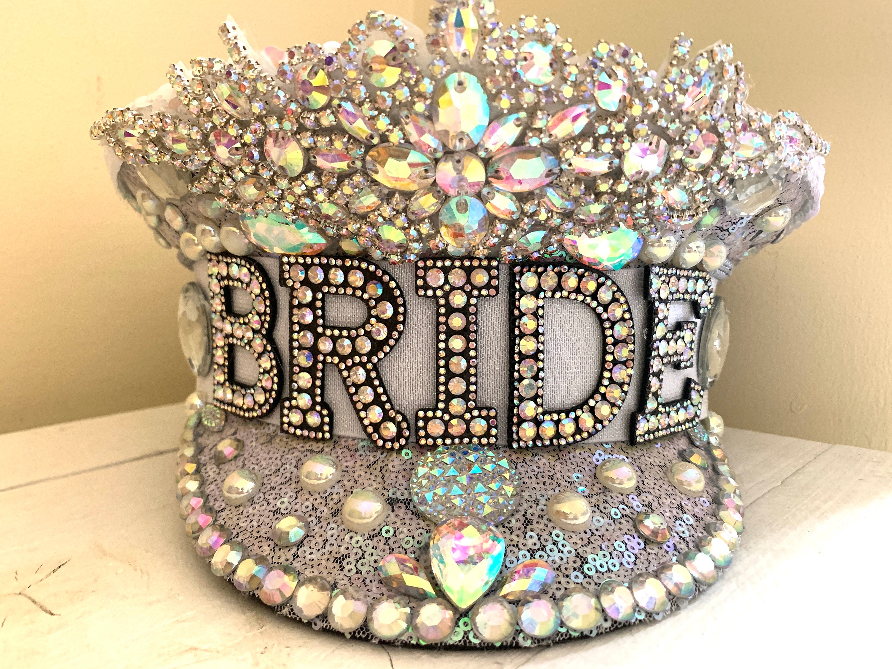 Bride Hat/Hen party hat Etsy Bride Hat/Hen party hat Etsy