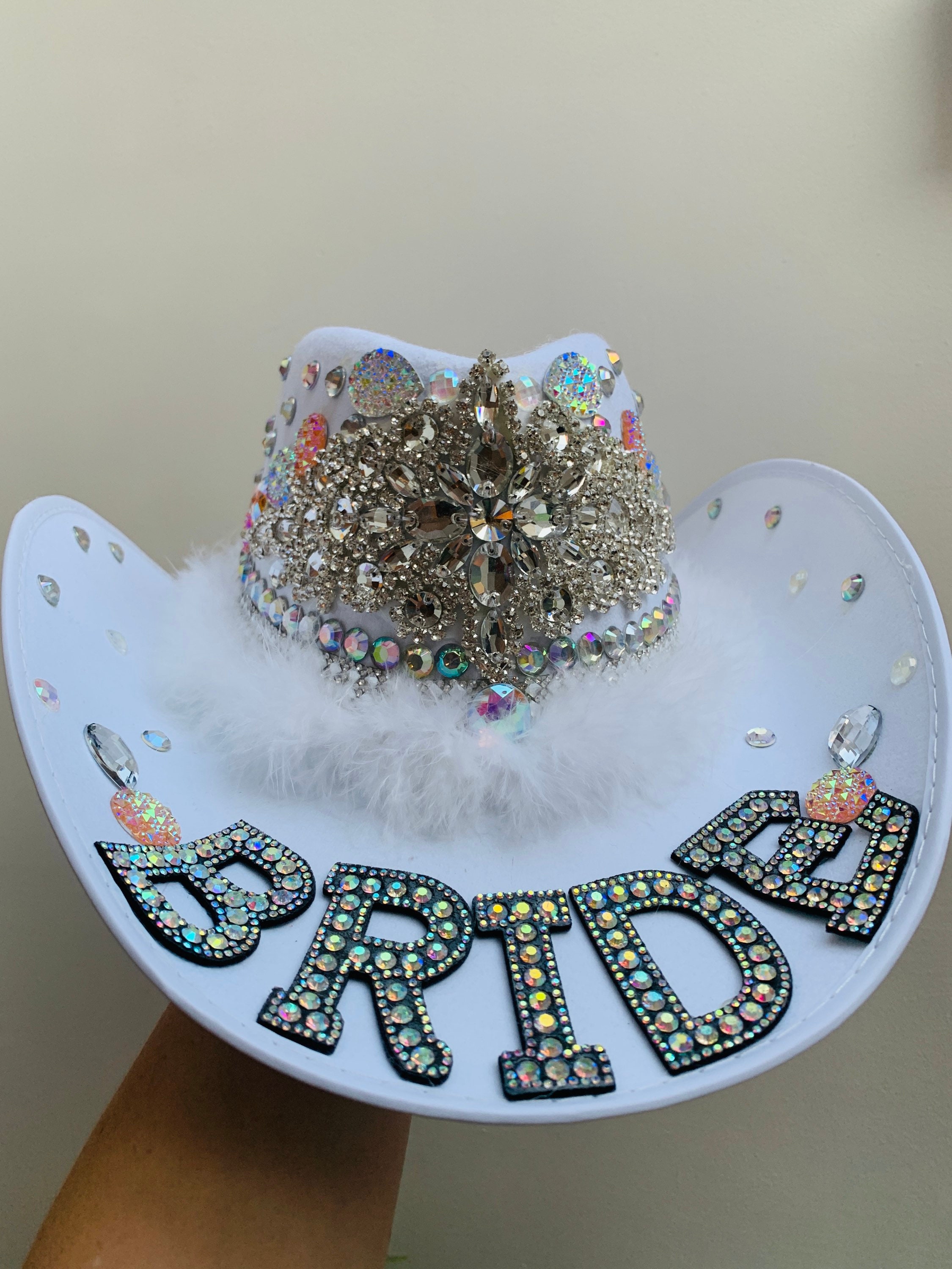Bride Cowboy hat / bride to be hat / hen party hat/ Etsy