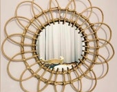 Rattan Wall Hung Mirror
