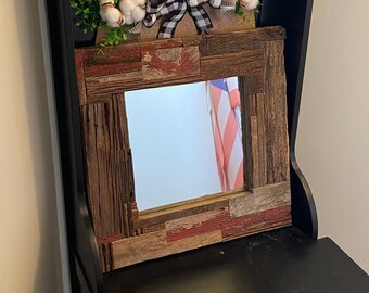 Mirror Wood Vintage Oak HomeRoots Wood Mirror • Veneer Mirror Wood Vintage Oak HomeRoots Wood Mirror • Veneer
