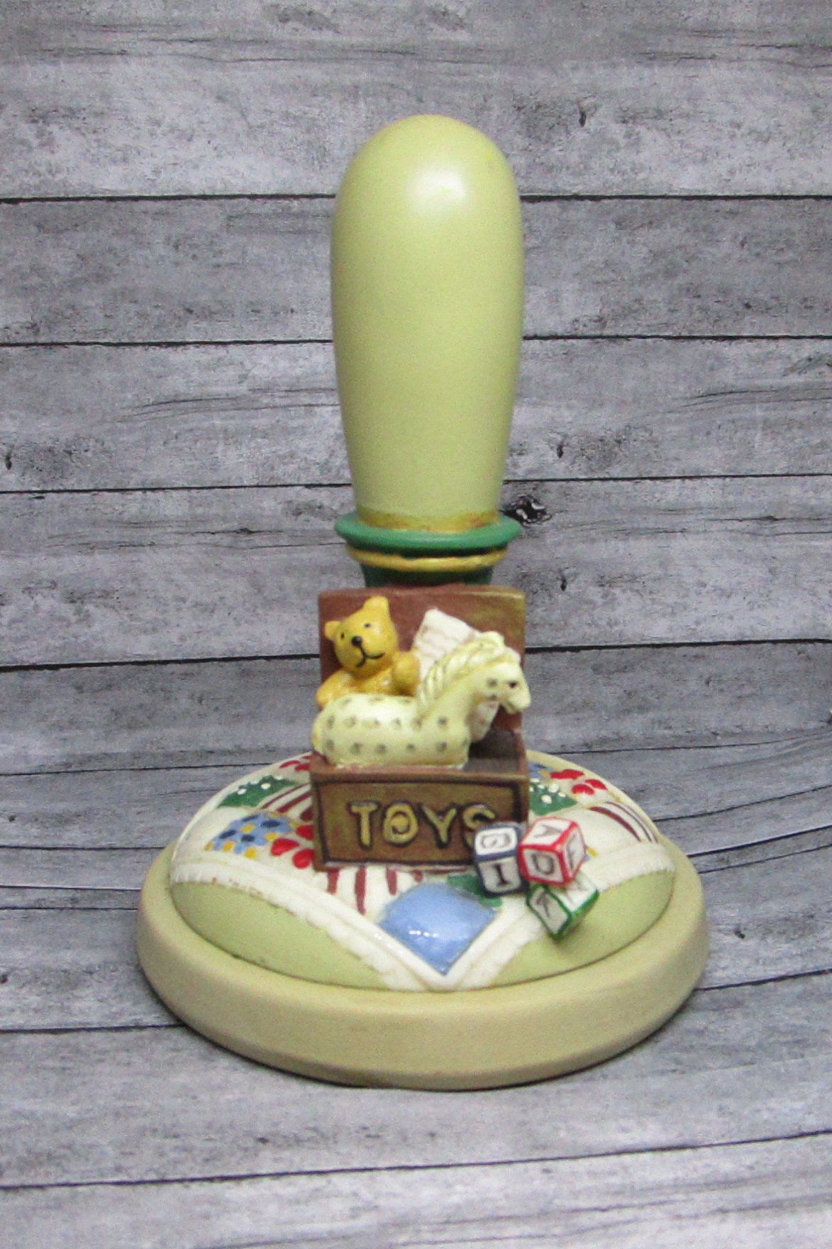 Ceramic Cookie Press Brown Bag Cookie Art Toy Chest No. 20 Etsy