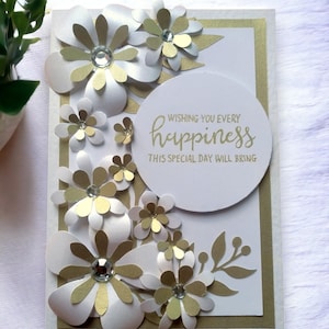 Cartes d'anniversaire au format A6, cartes 3D, cartes de voeux, cartes-cadeaux, cartes de remise des diplômes, cartes florales, cartes de remerciement, cartes de félicitations