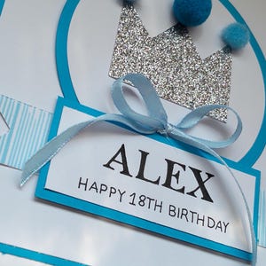 Cute Royal Birthday Cards A6, 3D Cards, Handmade Gift Cards, Glitter Thank You Cards, Happy Birthday, Graduation, Congratulations, Eco