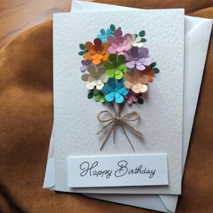 Cartes d'anniversaire au format A6, cartes 3D, cartes de joyeux anniversaire, cartes-cadeaux, cartes de remise des diplômes, cartes florales, cartes de remerciement, cartes de félicitations