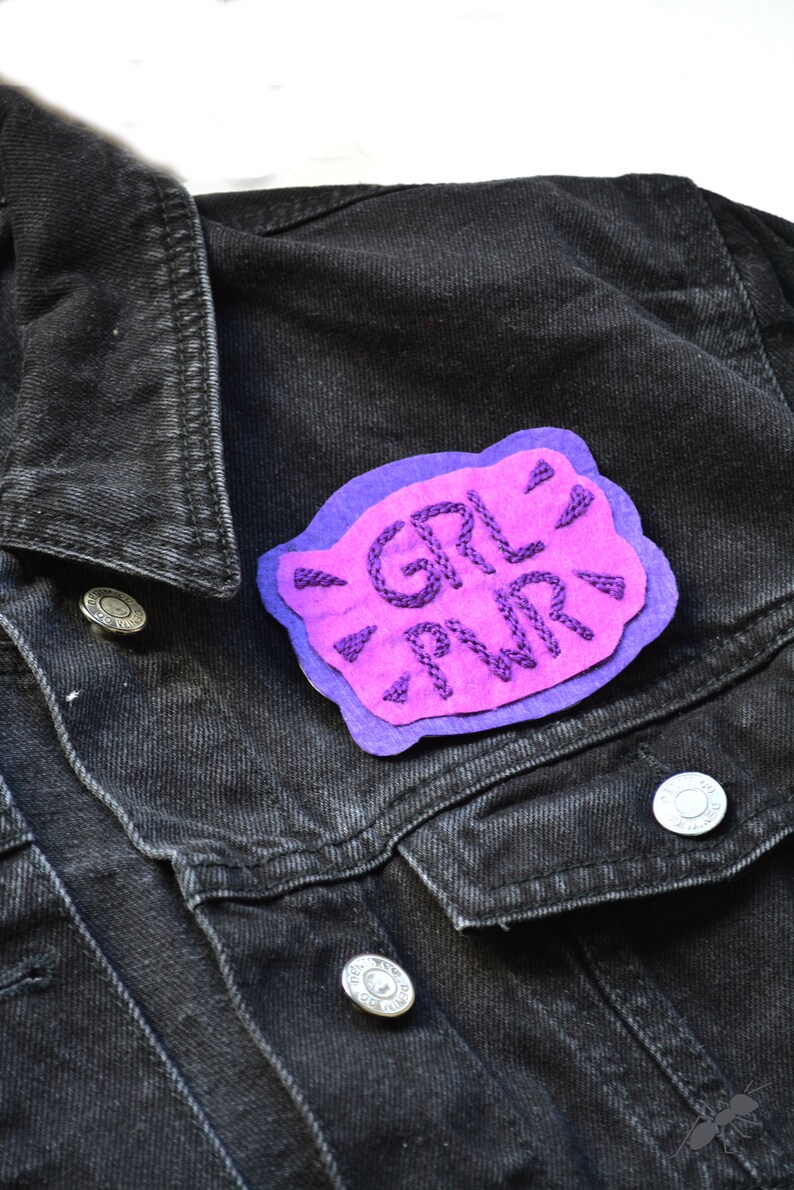 Grl pwr embroidery patch feminist embroidery patch iron on  etsy Grl pwr embroidery patch feminist embroidery patch iron on  etsy