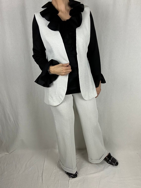 60s 70s 3 piece pant suit, Mr. Mench of Dallas, S… - image 1