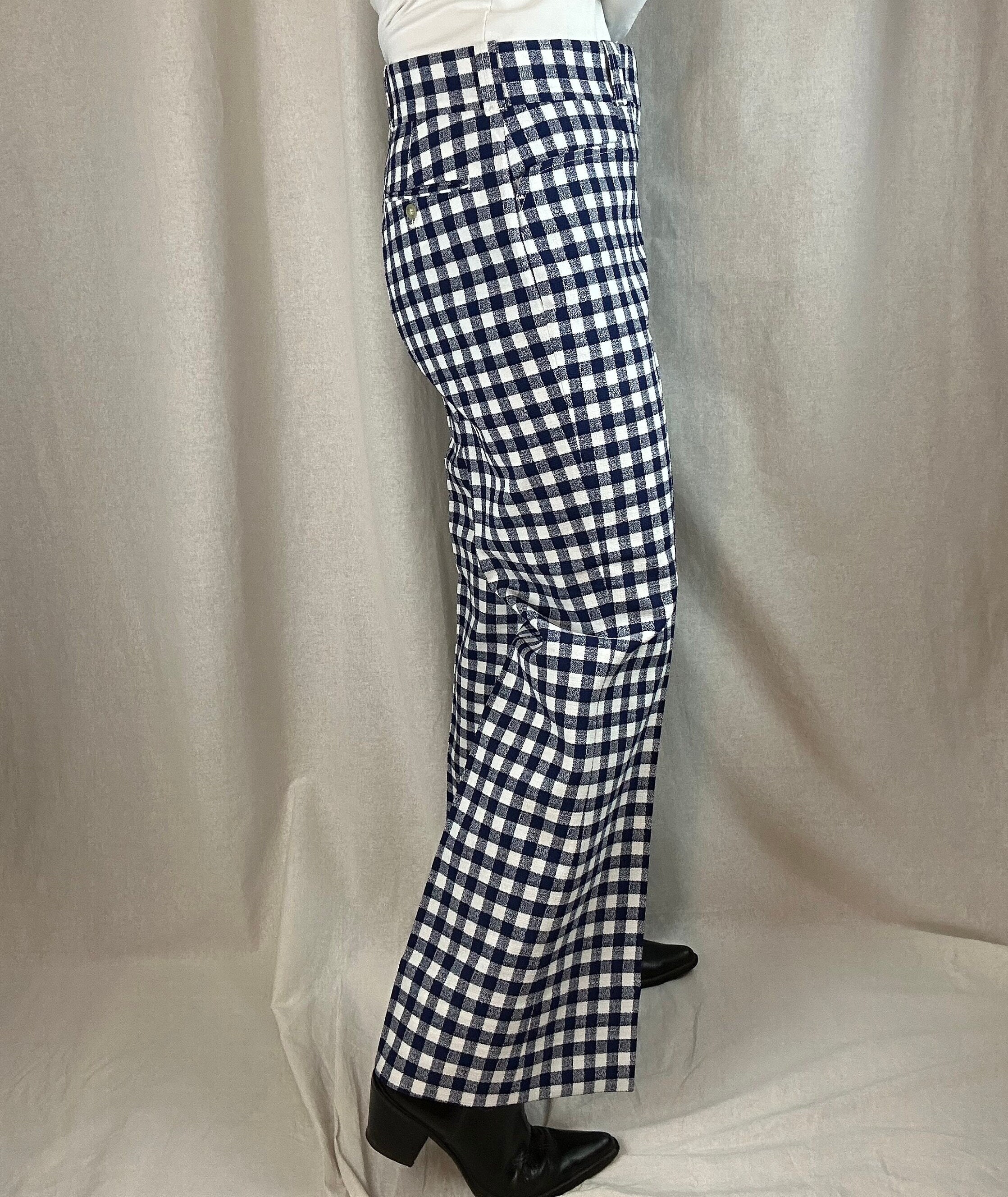Gingham Flare Pants -  Canada