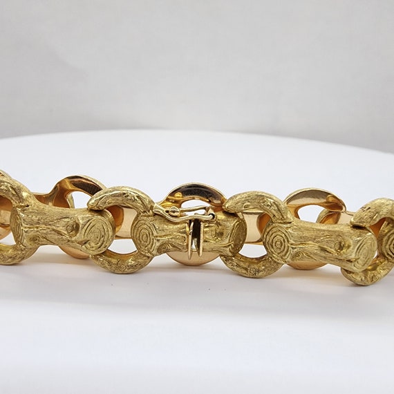 Estate Vintage Made in 18k yellow gold in the for… - image 5