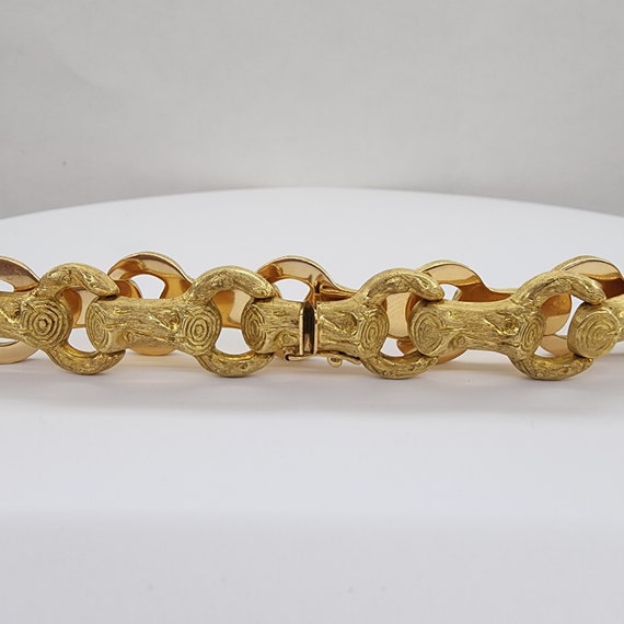 Estate Vintage Made in 18k yellow gold in the for… - image 4