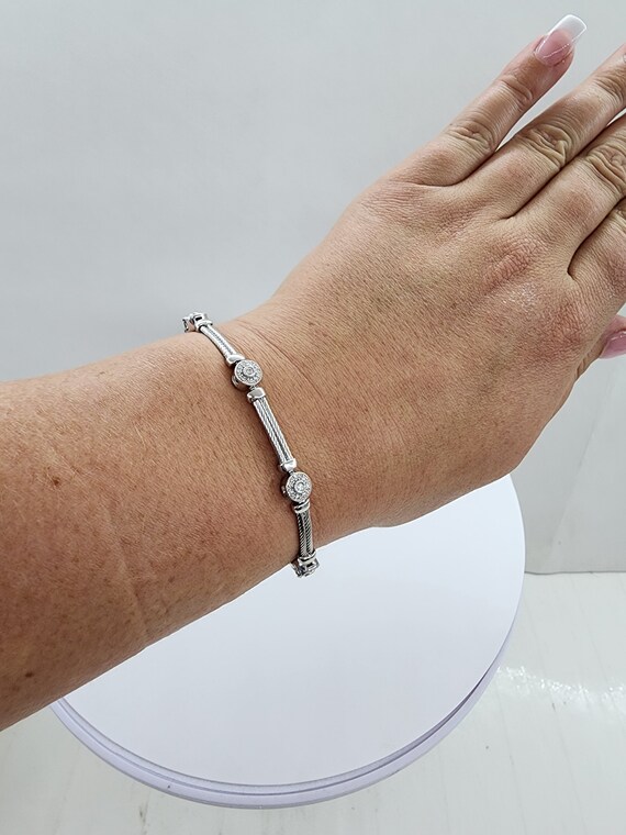 アクセサリー PHILIPPE CHARRIOL Wire bracelet 18Kt & SS Philippe Charriol Wire Necklace/Bracelet/Earrings