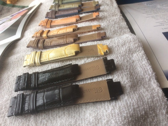 Faconnable “Dome” Watch straps, Leather with Alli… - image 9