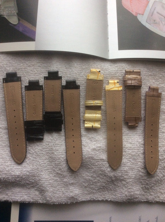 Faconnable “Dome” Watch straps, Leather with Alli… - image 6