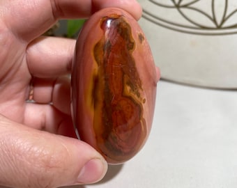 Multi Color Polychrome Jasper Crystal Palmstone