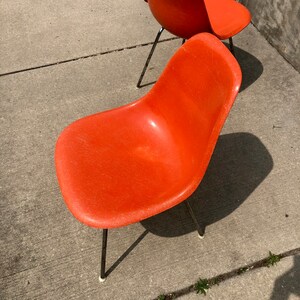 SOLD Vintage Pair of Eames Fiberglass Shell Chairs for Herman Miller image 5