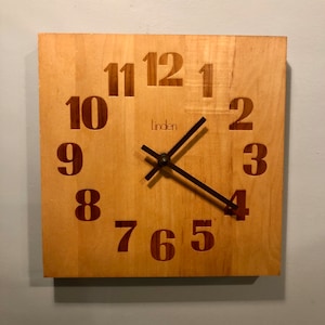 Vintage Square Wall Clock by Linden image 7