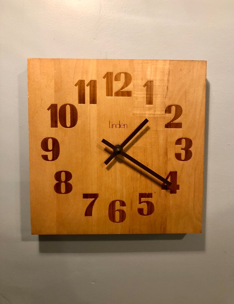 Vintage Square Wall Clock by Linden image 7