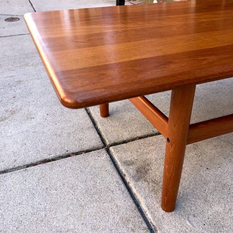 Danish Teak Coffee Table by Niels Bach for Randers Møbelfabrik image 5