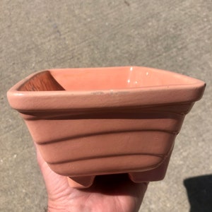 Vintage California Pottery CP-1267 USA Pink Planter image 8