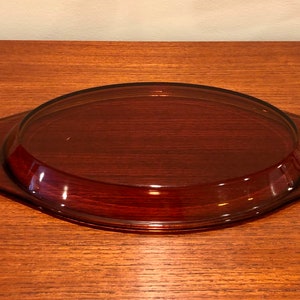 Vintage Amber Casserole Dish w/Lid by ARCOPAL image 9