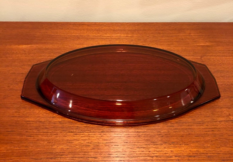 Vintage Amber Casserole Dish w/Lid by ARCOPAL image 9