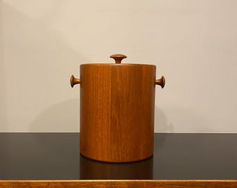 Vintage Teak Ice Bucket by Flemming Digsmed