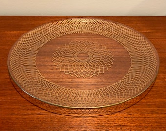 Vintage Svend Jensen Danish Spirograph Pattern Platter/Centerpiece