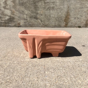 Vintage California Pottery CP-1267 USA Pink Planter image 1
